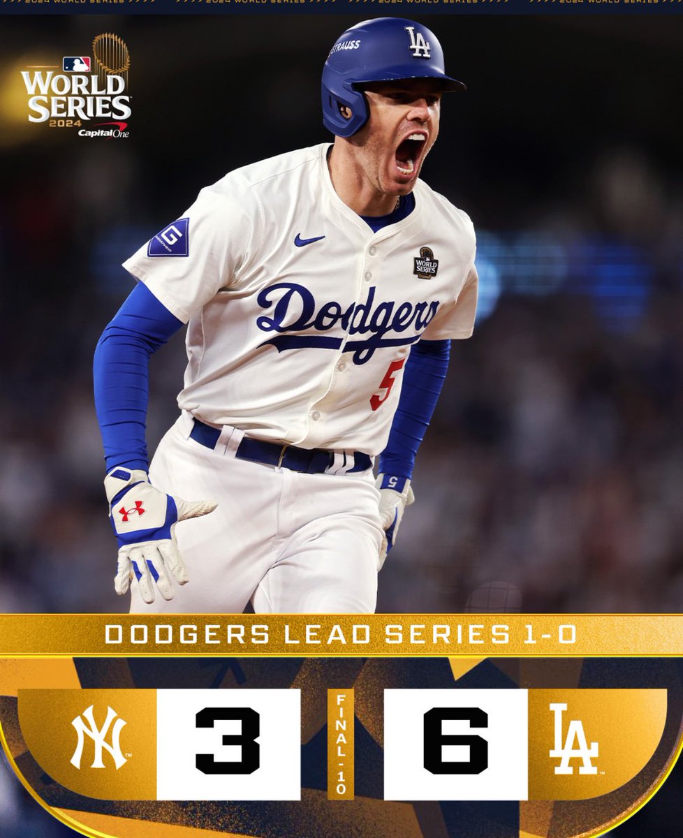 Let’s go!   What a game and what a finish!  

Shades of #KirkGibson!