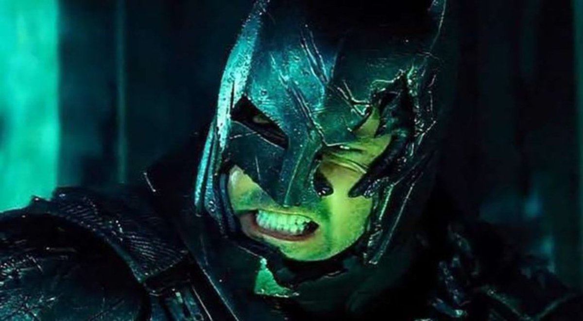 Ben Afflecks “The Batman” (@batfleckmovie) on Twitter photo If these four Batmen fought each other , who’s walking out of this alive? 
#Batman If these four Batmen fought each other , who’s walking out of this alive? 
#Batman