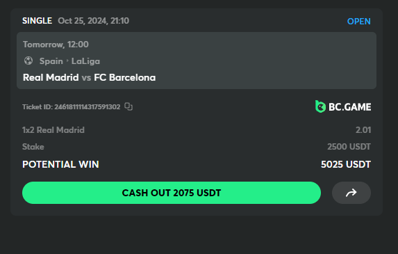 LvcidTG's tweet image. If Real Madrid win EL Classico tomorrow I'll give someone a nice tip who comments there BC GAME UID👇