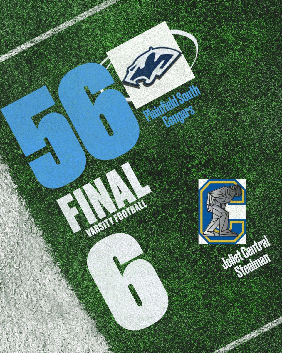 Plainfield South Football (@pshscougarfb) on Twitter photo Great win to finish the regular season strong. SPC East conference champions. <a href="/PSHS_Athletics/">Cougar Athletics</a> Great win to finish the regular season strong. SPC East conference champions. <a href="/PSHS_Athletics/">Cougar Athletics</a>