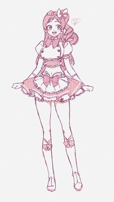 にくるちゃんの衣装をもうちょっとアイドルっぽくしてみた。 