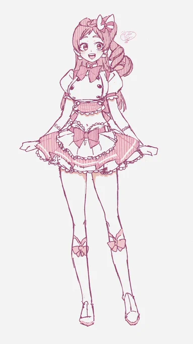 にくるちゃんの衣装をもうちょっとアイドルっぽくしてみた。 