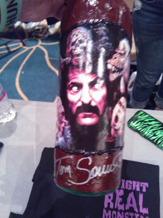 Off Topic: This memory just came up from another platform, the time I made 6 uncense bottles for a horror charity &amp; they ended up getting one signed by Tom Savini.
😜 

Need to make more. I think the one I made for <a href="/therealjoebob/">Joe Bob Briggs</a> &amp; <a href="/kinky_horror/">Diana “Darcy the Mail Ghoul” Prince 🎃💌</a> a few yrs ago were my last.