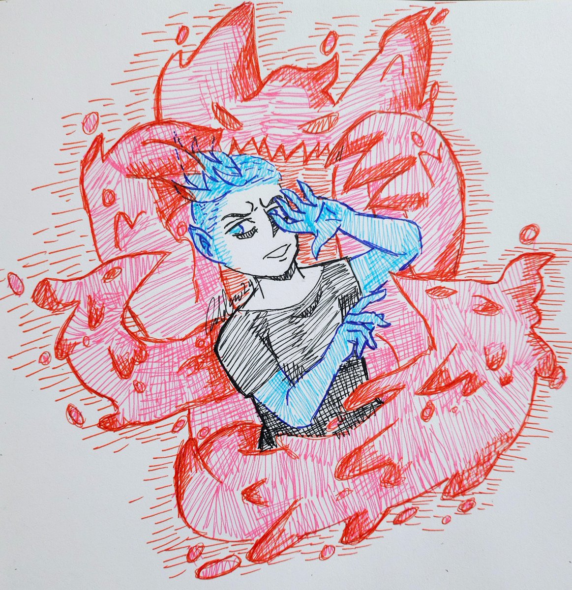 T_Chryses's tweet photo. Engulf
Pt 5/5
#drawtober2024 #drawtober #ghost https://t.co/EcEKxJ3iC2