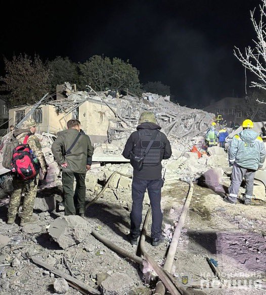 eurovanya's tweet photo. Today Russia hit a hospital in Dnipro, building in Kyiv with 100 residents being evacuated, and 15 year old girl being killed. 

Ukrainians are literally witnessing 9/11 EVERYDAY https://t.co/x9UIhXg7ZU
