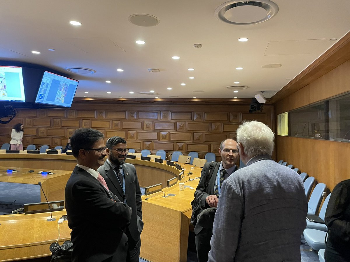 Great to be at UNHQ yesterday for the side event where <a href="/ProfSuryaDeva/">Surya Deva</a> discussed the latest report on climate justice and loss and damage. Addressing climate issues is vital for realizing the Right to Development for all. #ClimateJustice #RTD #UNHQ
