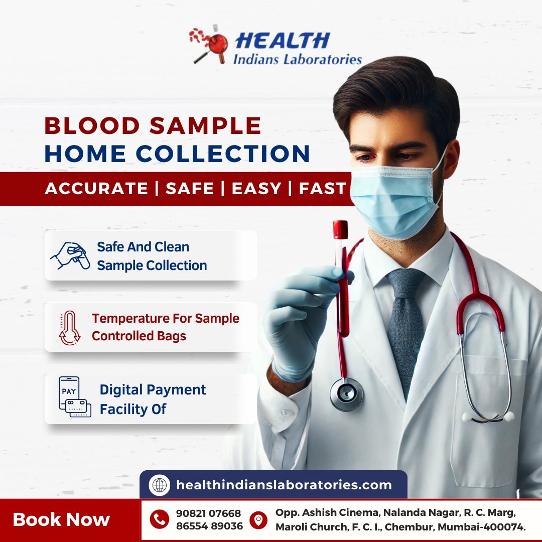 health_indians's tweet image. Your health, our priority! 🩸✨ Experience the convenience of accurate, safe, easy, and fast blood sample collection right at your doorstep. 
#HealthIndians #HomeCollection #LabTestingMadeEasy #AccurateResults #YourHealthMatters