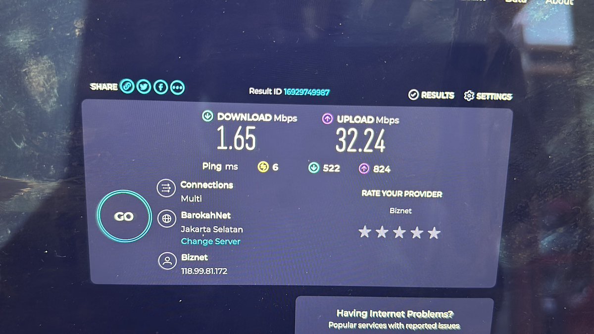 athoullah's tweet photo. Ini internet macam apa @BiznetHome? Udah dari tadi pagi segini mulu. https://t.co/lo0IDF0MTg