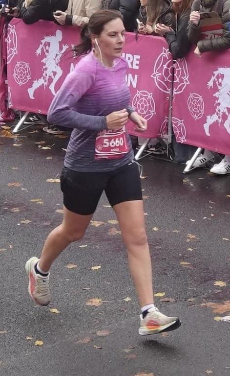 Anna, raised hundreds of pounds for us by running the Yorkshire Marathon in miserable weather too. "I visited the centre 4 or 5 times and loved it! Lots and lots of happy memories!” Anna raised £416, and completed the race in an impressive 4 hrs 42 mins! 
#charity #running