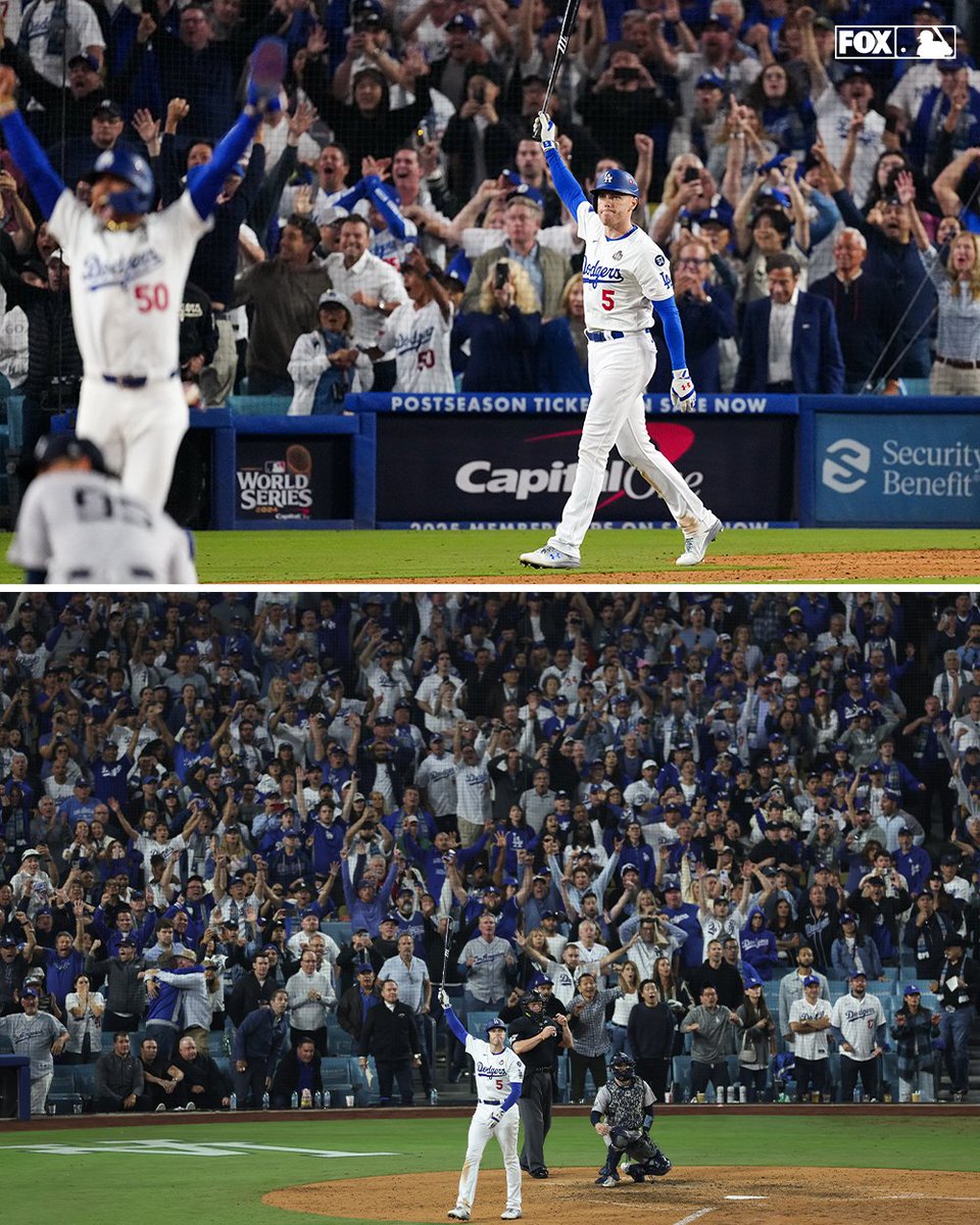 The natural reaction to a walk-off:
🙌🙌🙌🙌🙌🙌🙌🙌🙌🙌