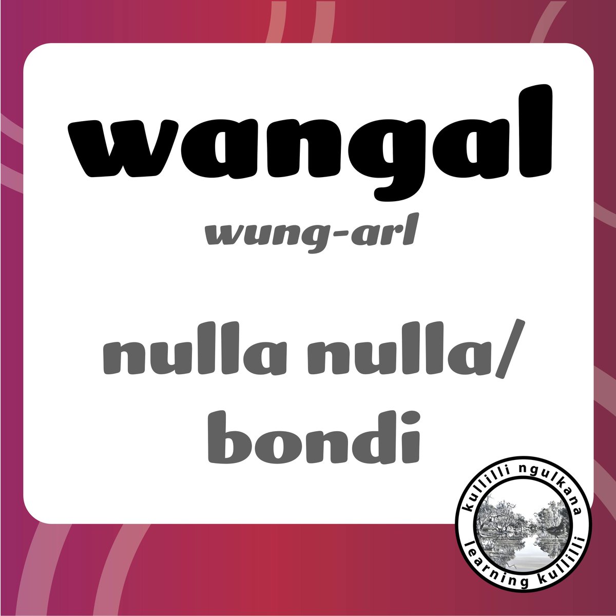 Speak Kullilli 👣 #KullilliNgulkana