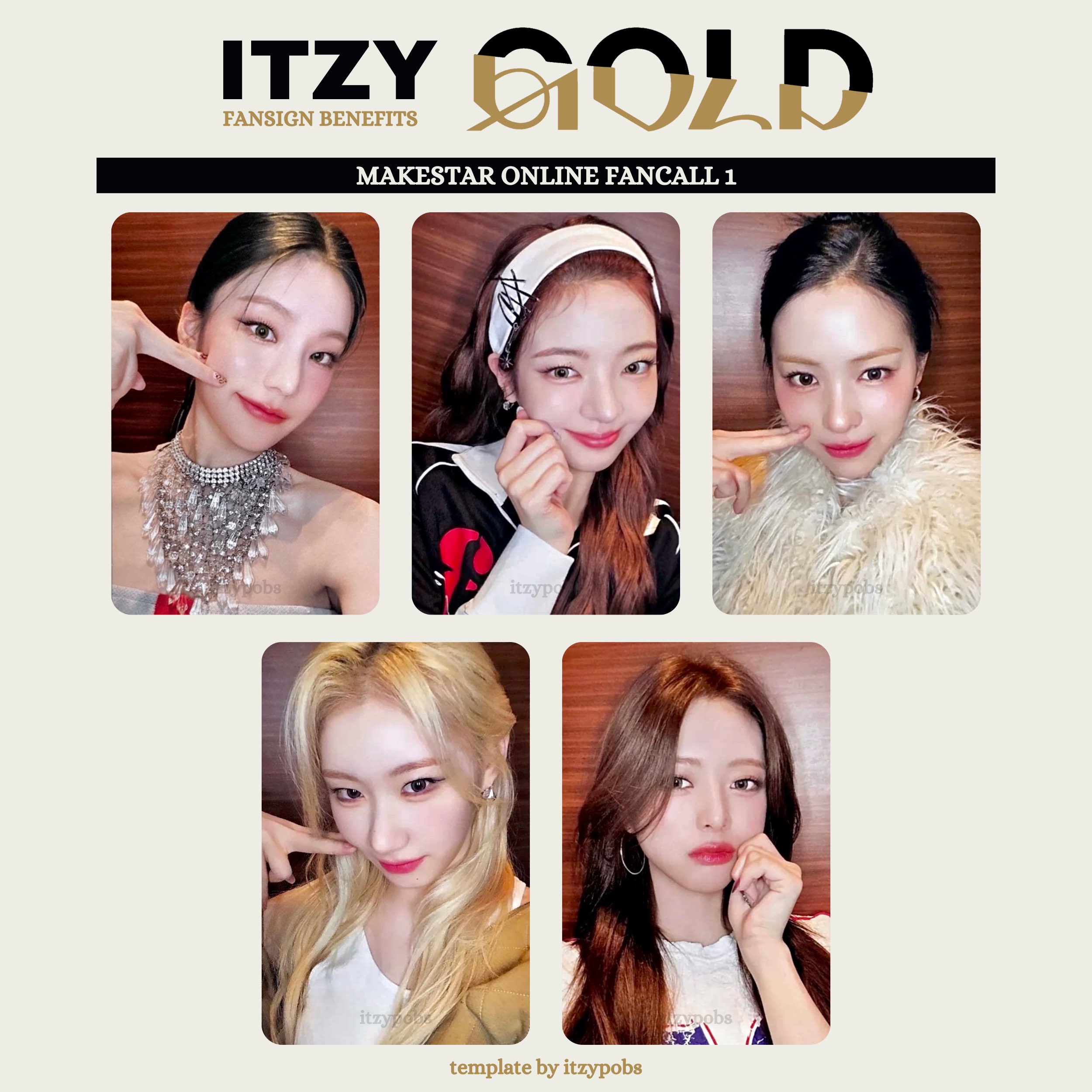 ITZY GOLD MAKESTAR 直筆サイン ポラロイド ユナ ➀ ITZY GOLD MAKESTAR 直筆サイン ポラロイド ユナ ➀ ITZY GOLD