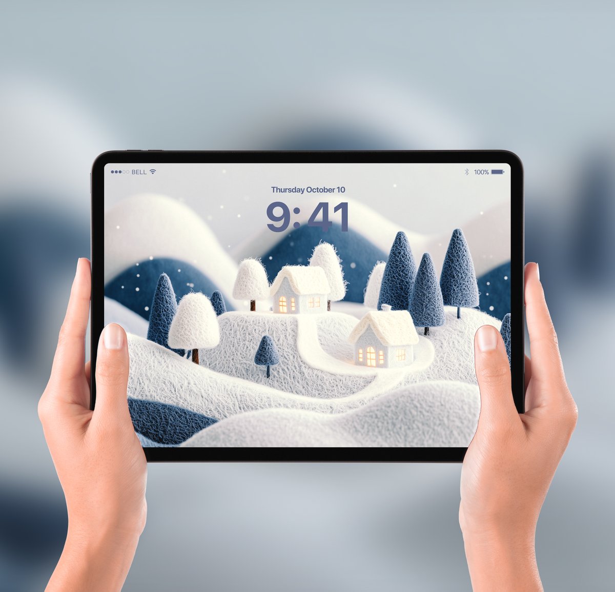 WallAesthetica's tweet image. New iPad Wallpaper ❄️