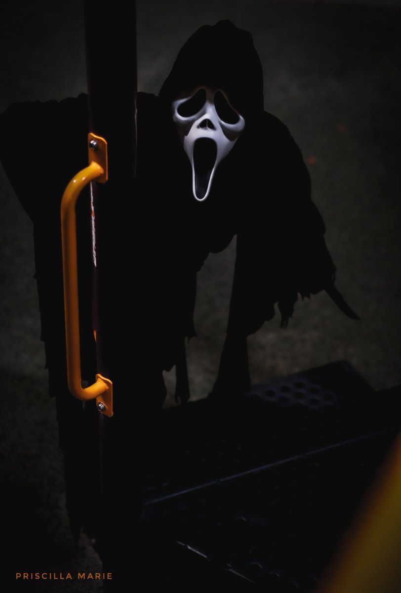 SkillarPillar's tweet photo. There is someone walking behind you
Turn around, look at me

There is someone watching your footsteps
Turn around, look at me

#spookytober #ghostface #fujifilm #october https://t.co/ZGYJLF4jV4
