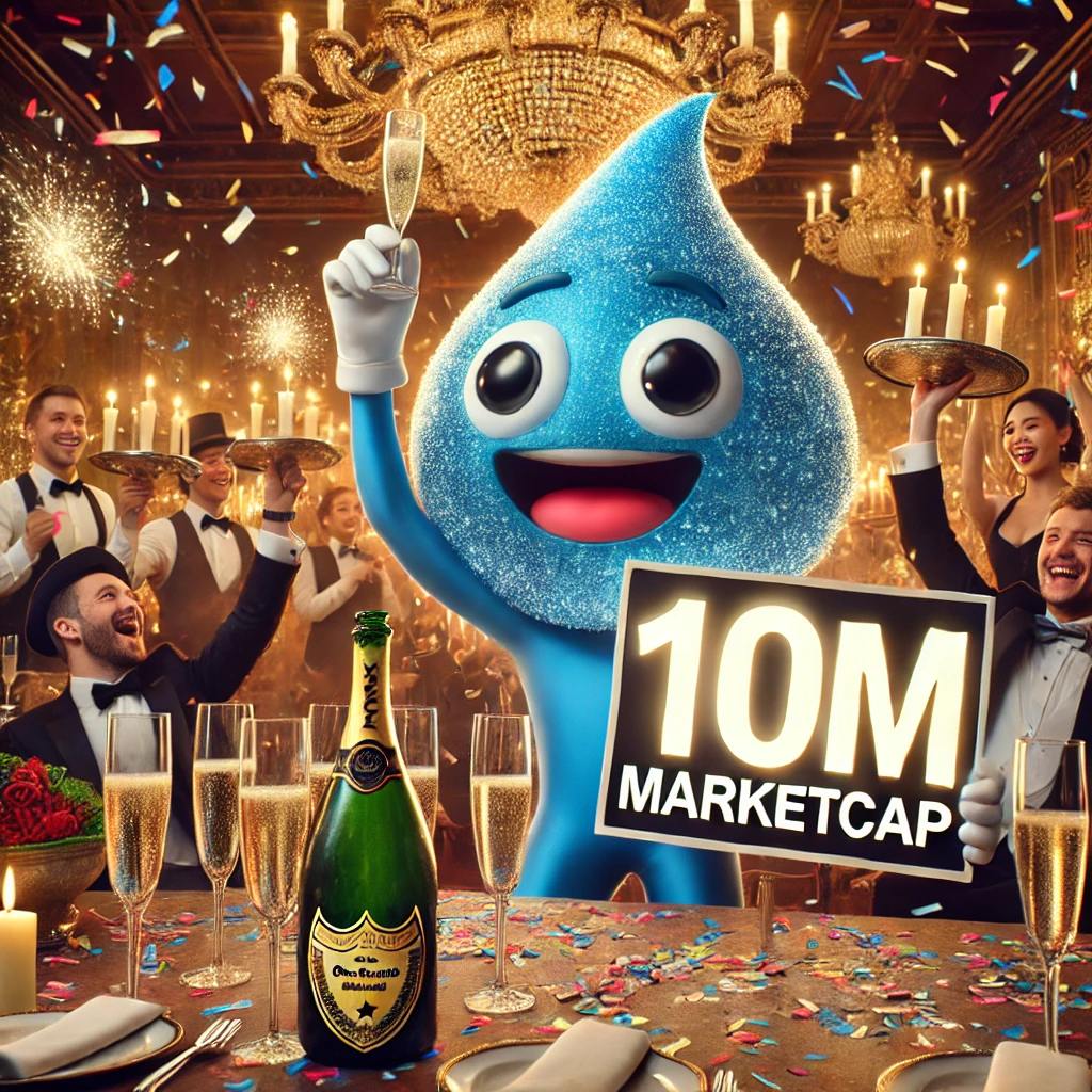 drop_xrp's tweet photo. CONGRATULATIONS $DROP ARMY, WE ARE THE FIRST MEME COIN ON @First_Ledger TO REACH $10M MARKET CAP! THIS COMMUNITY HAS GROWN SO FAST IT IS UNBELIEVABLE AND THIS IS ONLY JUST THE BEGINNING! $100M NEXT, DROPILLIONS ARE PROGRAMMED! 💧💧💧💎💎💎 https://t.co/F5Q0uLCp7M