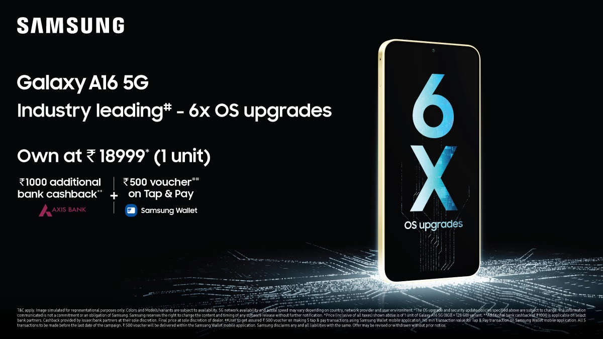 Shubham060008's tweet photo. Galaxy A16’s commitment to innovation through 6 Gen OS upgrades means you won’t be left behind in tech. #6GenOSWithGalaxyA16 #AwesomeGalaxyA #Samsung #GoAwesome https://t.co/fSpHg0sUiC