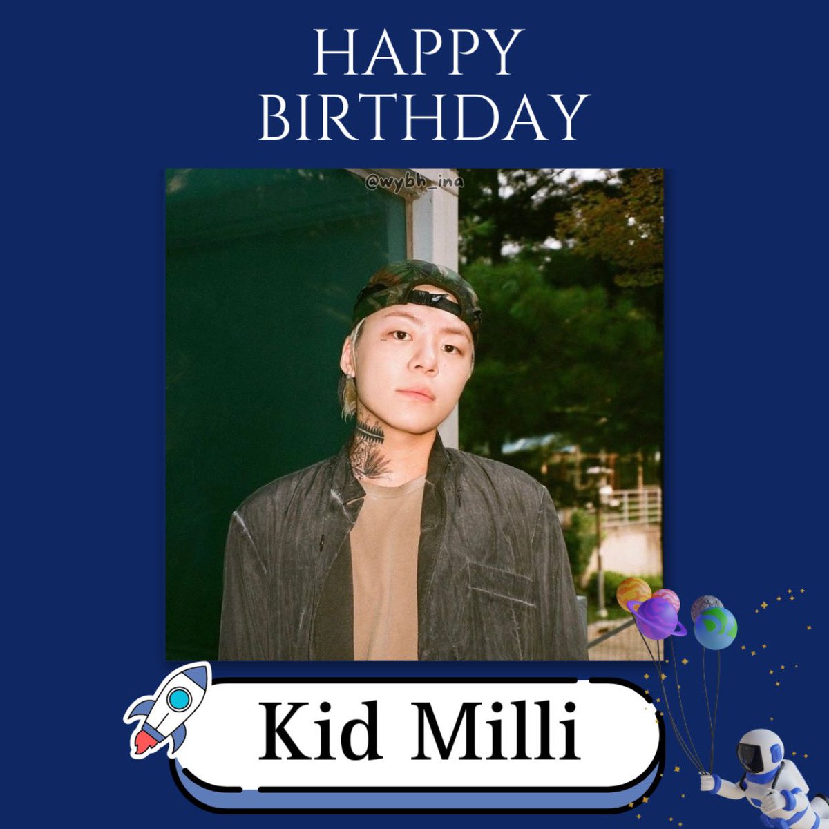 Happy birthday <a href="/rrealkidcozyboy/">KID MILLI</a>! 🥳🥳

#키드밀리 #우주비행 #kidmilli #wybh