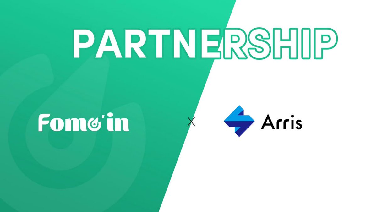 Fomo__in's tweet image. 👏We are thrilled to announce our new partnership with @Arris_io

#Arris is the comprehensive platform designed to streamline and enhance #web3 on-chain interactions. 🌐

🥳 Stay tuned for exciting update in the future!
