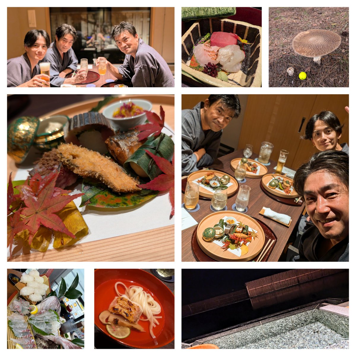 少し寒くなって来たので秋を堪能しに温泉へドライブ🍁🌰♨️
メンバーはうちの永遠のスター津田英佑くん⭐️と小野健斗くん🕳️
新テニスの王子様のアニメ第4話をお宿で一緒に観ながら「デカ過ぎんだろ」とツッコめて楽しかったです📺️