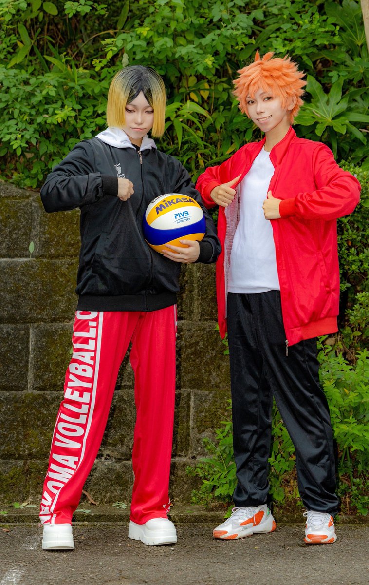 Cosplay ｺｽﾌﾟﾚ / HQ!!
⚠︎︎ウエハース5のイラストを参考にしてます

.

🐦‍⬛ジャージ交換🐈

.

日向翔陽▶︎ゑ°<a href="/am02_56/">ゑ°</a> 
孤爪研磨▷㍉

📸▶︎<a href="/7toshi8/">Ten💫tr⚔pg</a> 

#べニラ #仙台コスフェス
#ハイキューコスプレ #Cosplay