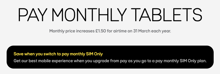 mrjoshhere's tweet photo. @EE Im trying to switch my out of contract iPad over to sim only. every time I click that CTA, it takes me back to to the beginning. just keeps sending me between the 2 pages. No sim upgrades show, only devices. https://t.co/uhxmPTihqJ