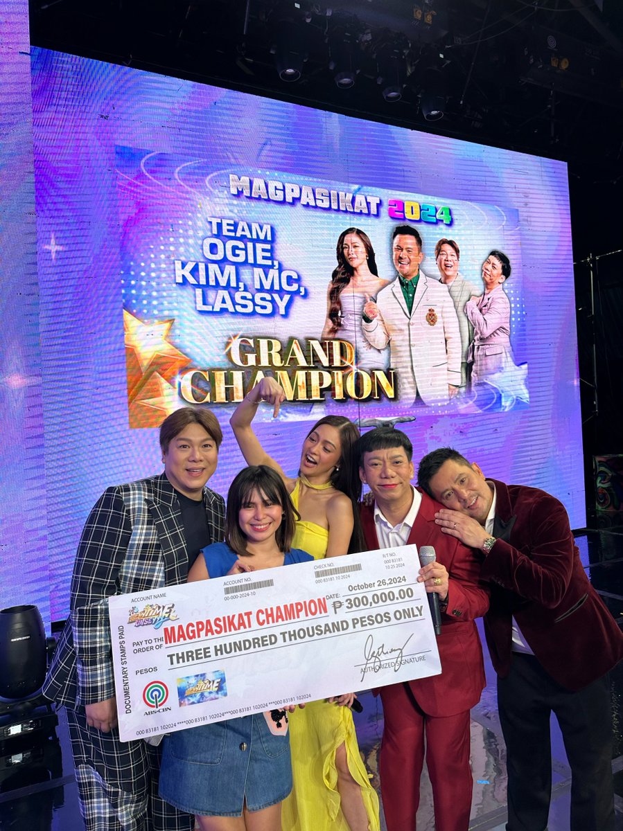 TaongGrasya__'s tweet photo. Maraming maraming salamat sa lahat ng sumuporta at tumulong sa amin! We did it team!!! sobrang saya ng puso ko! Lord God maraming salamat sa guidance nyo sa amin mula umpisa hanggang dulo hindi nyo kami iniwan! This is all for YOU! 🥹🙏🏼💛 

#Magpasikat2024OgieKimMcLassy https://t.co/6KfGFmCSC8