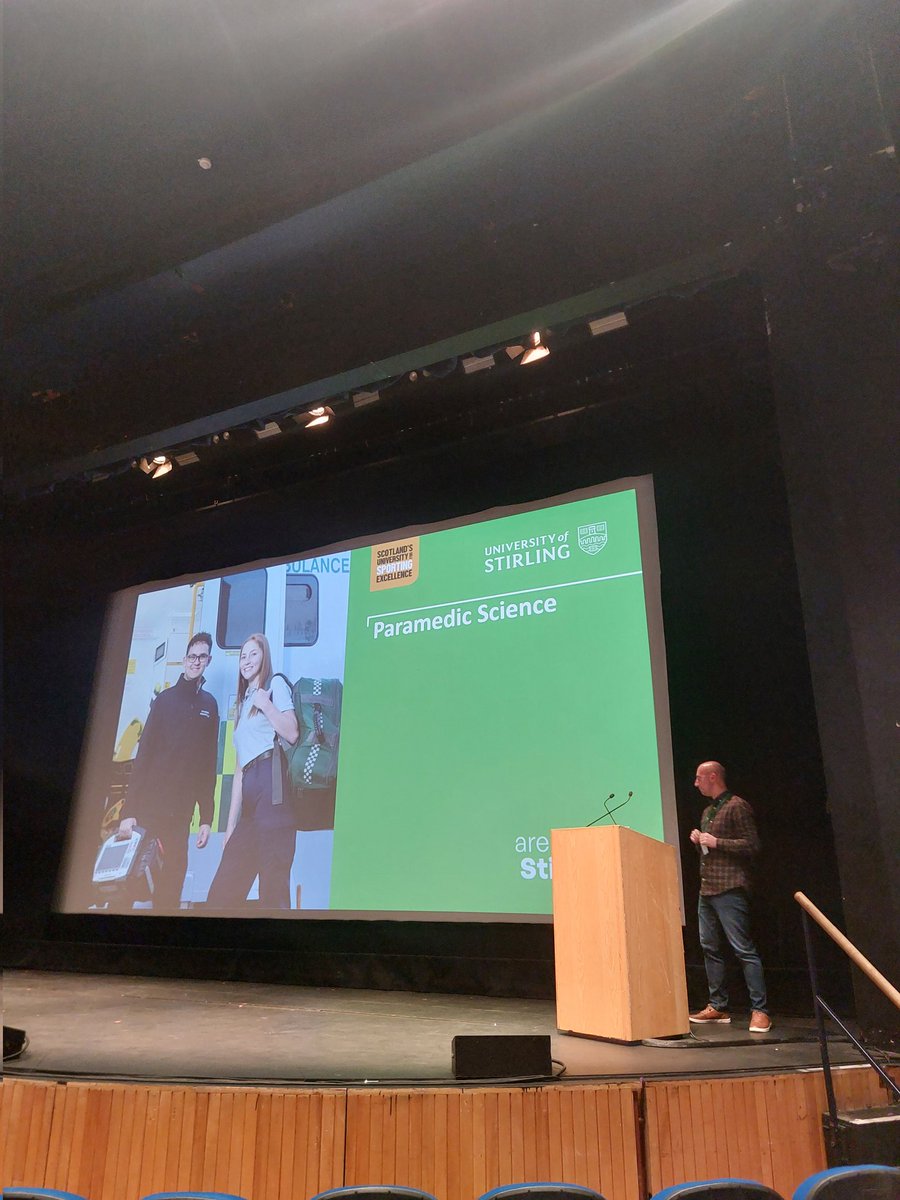 Great to see lots of interest in our Paramedic Science Prog at today's open day <a href="/Stir_Para/">Stirling Paramedic</a> <a href="/StirUni/">University of Stirling</a>