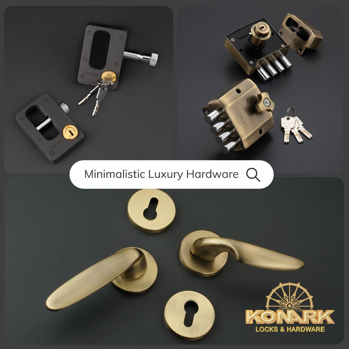 HardwareSamachr's tweet image. For those who believe less is more – Konark’s luxury hardware adds the perfect minimalist touch to any space.
#Konark #KonarkHardware #KonarkLocks #LuxuryHardware #ModernHardware #Aligarh #ArchitecturalHardware #InteriorHardware #DoorHardware #BuildersHardware #InteriorDesign
