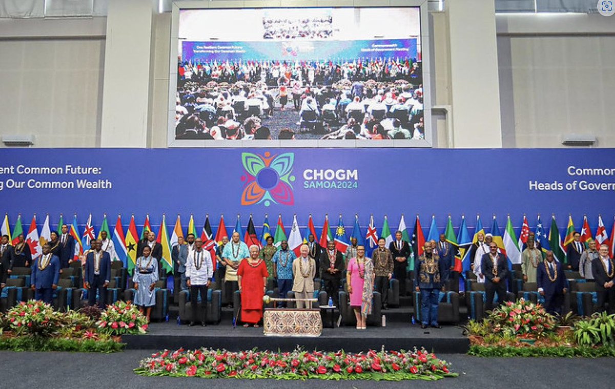 Comarchitect's tweet photo. 'Heads reaffirmed the 2022 Declaration on Sustainable Urbanisation adopted in Kigali on promoting safe, resilient, and prosperous cities for all and welcomed the collaboration with Member States and with the Commonwealth Sustainable Cities Initiative.' #CHOGM2024 https://t.co/jb4rTP7rKD