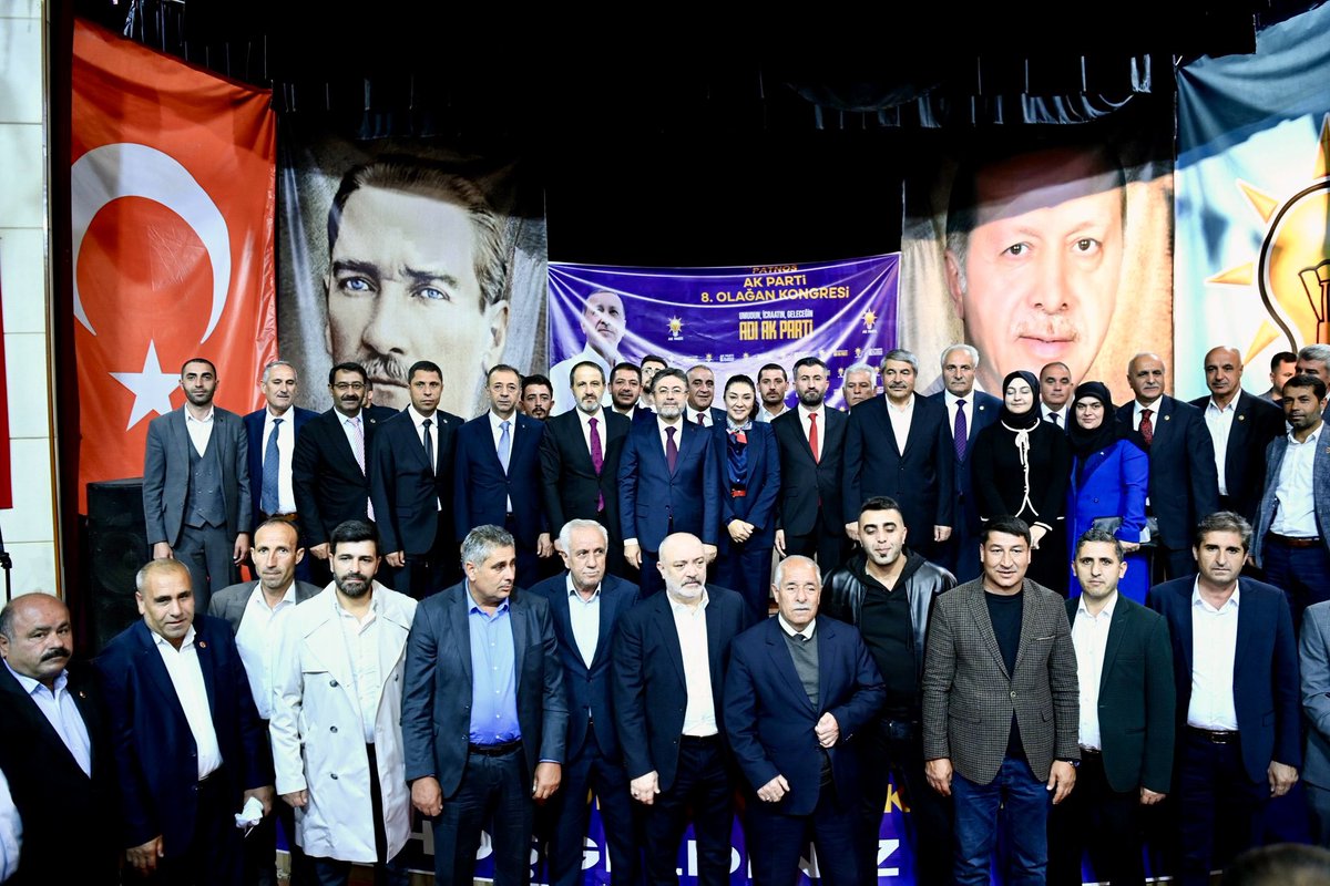 Emrullah_Gur's tweet photo. 📍Ağrı - Patnos

Patnos 8. Olağan İlçe Kongremizi Tarım ve Orman Bakanımız Sayın İbrahim Yumaklı’nın katılımlarıyla büyük bir coşku ve heyecanla gerçekleştirdik. 

İlçe Başkanlığına tekrar seçilen Çetin Taşdemir'i ve yönetimini tebrik eder, başarılar diliyorum… https://t.co/PKsIOgUN1d