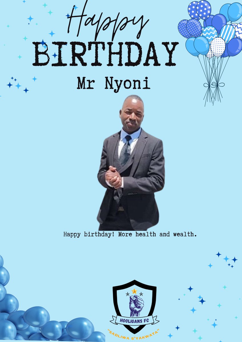 hooligansFC2023's tweet image. 𝐇𝐚𝐩𝐩𝐲 𝐁𝐢𝐫𝐭𝐡𝐝𝐚𝐲 𝐏𝐥𝐮𝐦𝐛𝐞𝐫 

@ngqabutho_nyoni 

#HooligansFC✊🏽