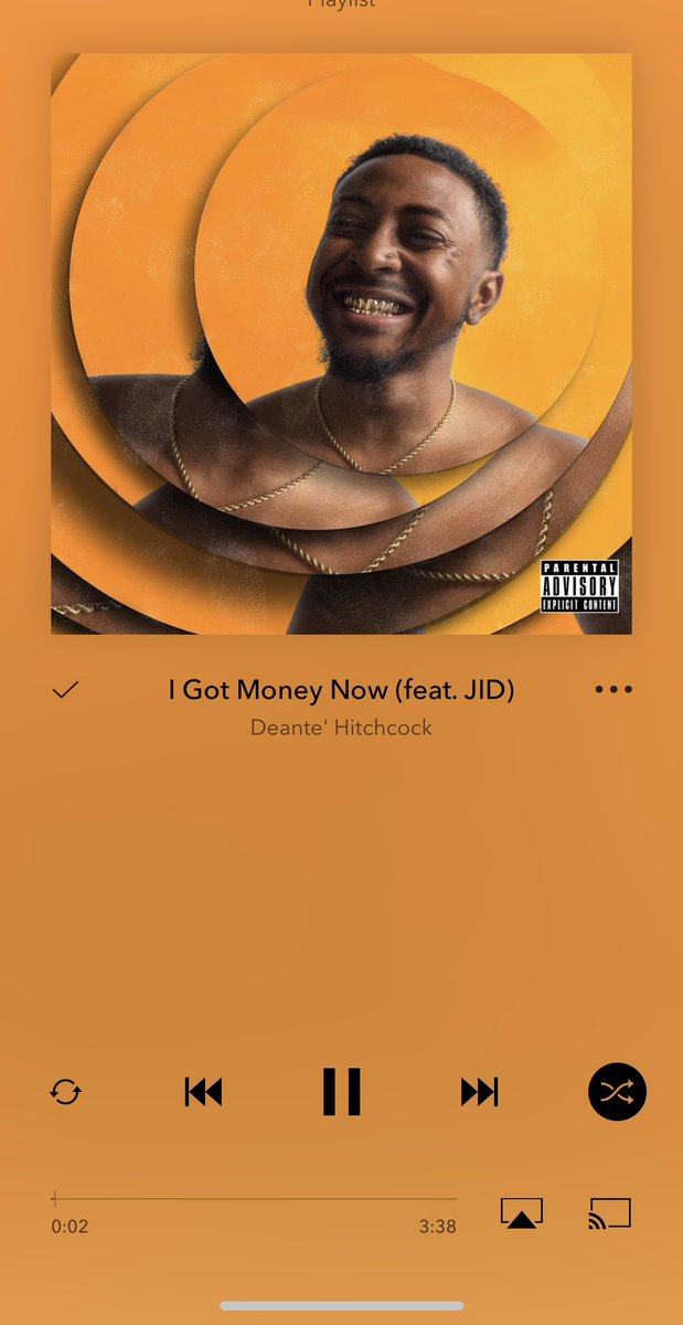 CShack314's tweet photo. #ShuffleChallenge
Press shuffle on one of your music playlists and post the FIRST 4 songs!
#HipHopVersion https://t.co/ITOt2Zbluo