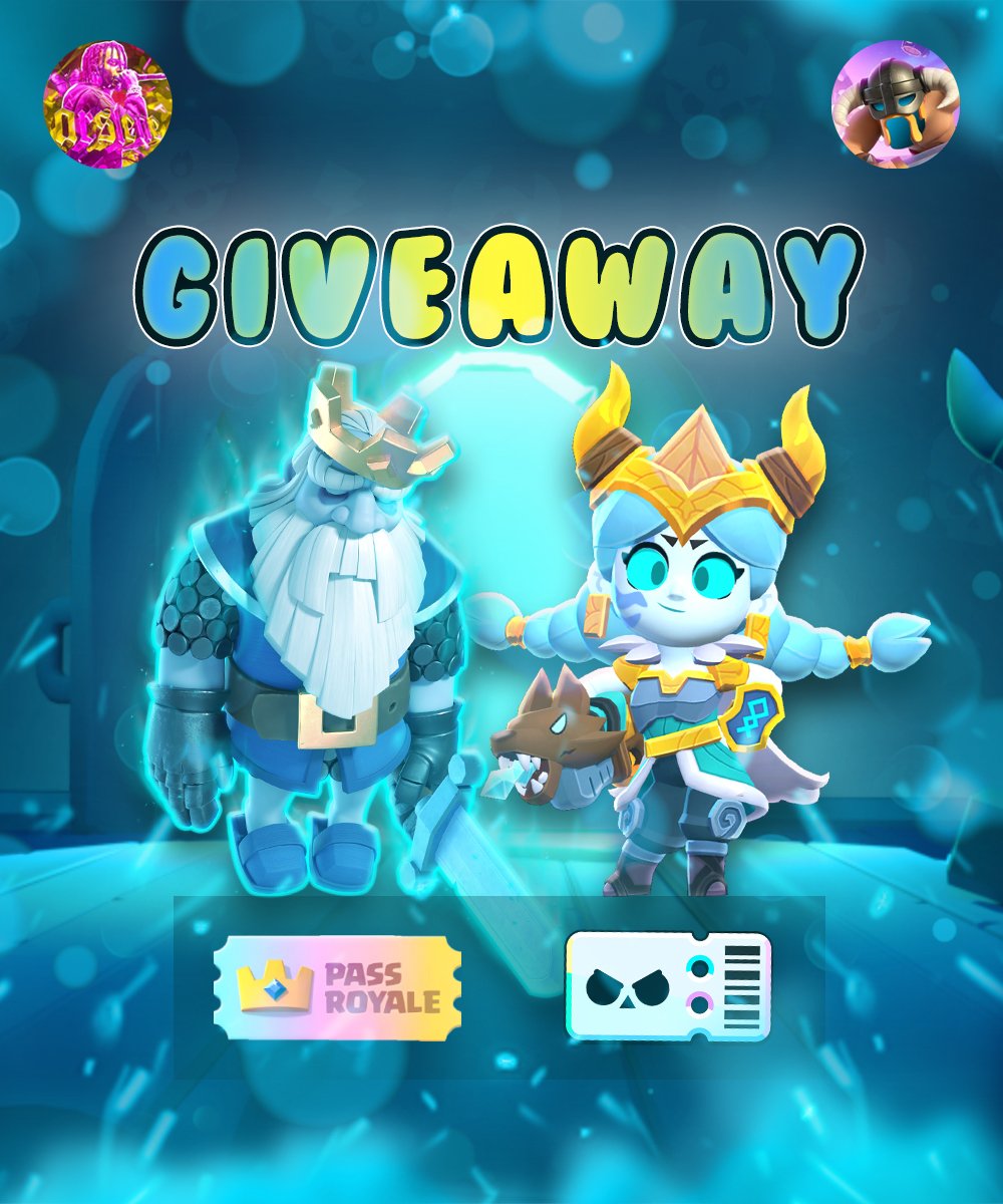 IArslene's tweet image. 🎁 GIVEAWAY 🎁 
Winner can choose between: 
💎 Diamond Pass  
⭐ Brawl Pass Plus  
1- Follow @KreitCR and @IArslene 
2- Like ♥️ and Retweet ♻️ 
3- Tag A Friend 👤  
End in 4 days. Good luck 🍀
#clashroyale  #BrawlStars