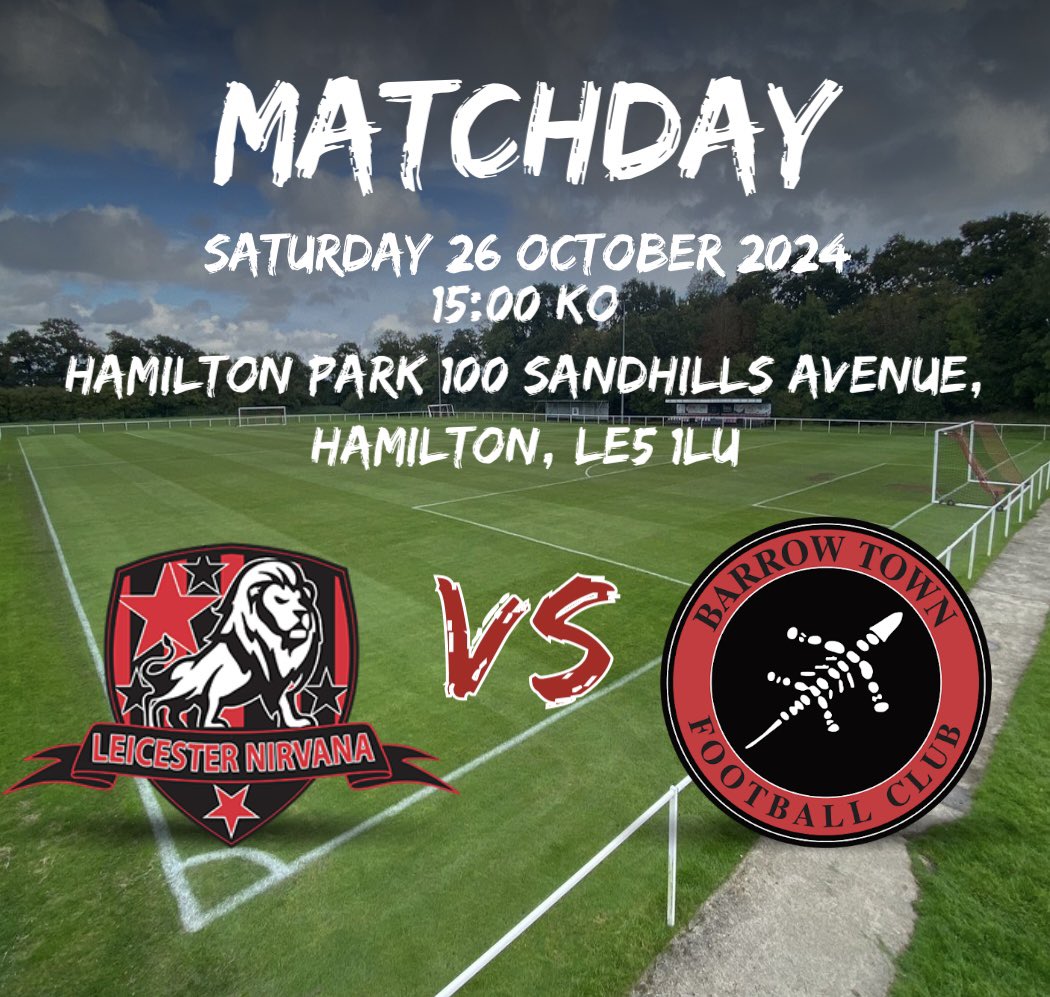 Barrow Town Fc Official (@barrowtown_fc) on Twitter photo ⚽️MATCHDAY⚽️
Both sides are away from home, please come and show support at either game 💪🏻
<a href="/1902Hsfc/">Holwell Sports FC</a> <a href="/LeicNirvana/">Leicester Nirvana FC</a> <a href="/officialLSL1/">official LSL</a> ⚽️MATCHDAY⚽️
Both sides are away from home, please come and show support at either game 💪🏻
<a href="/1902Hsfc/">Holwell Sports FC</a> <a href="/LeicNirvana/">Leicester Nirvana FC</a> <a href="/officialLSL1/">official LSL</a>