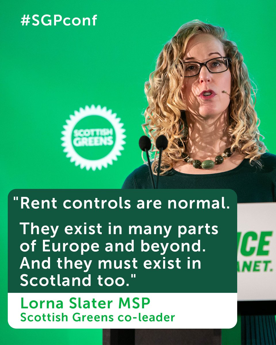 Homes are for living in, not for profiteering.🏡

We'll do everything we can to ensure the government doesn't water down the Housing Bill and that the rights and wellbeing of tenants are finally put first.  - @LornaSlater at #SGPconf
