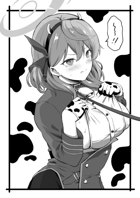 ブルアカ
アコのイラスト
牛柄をどんどん追加していくのであった 