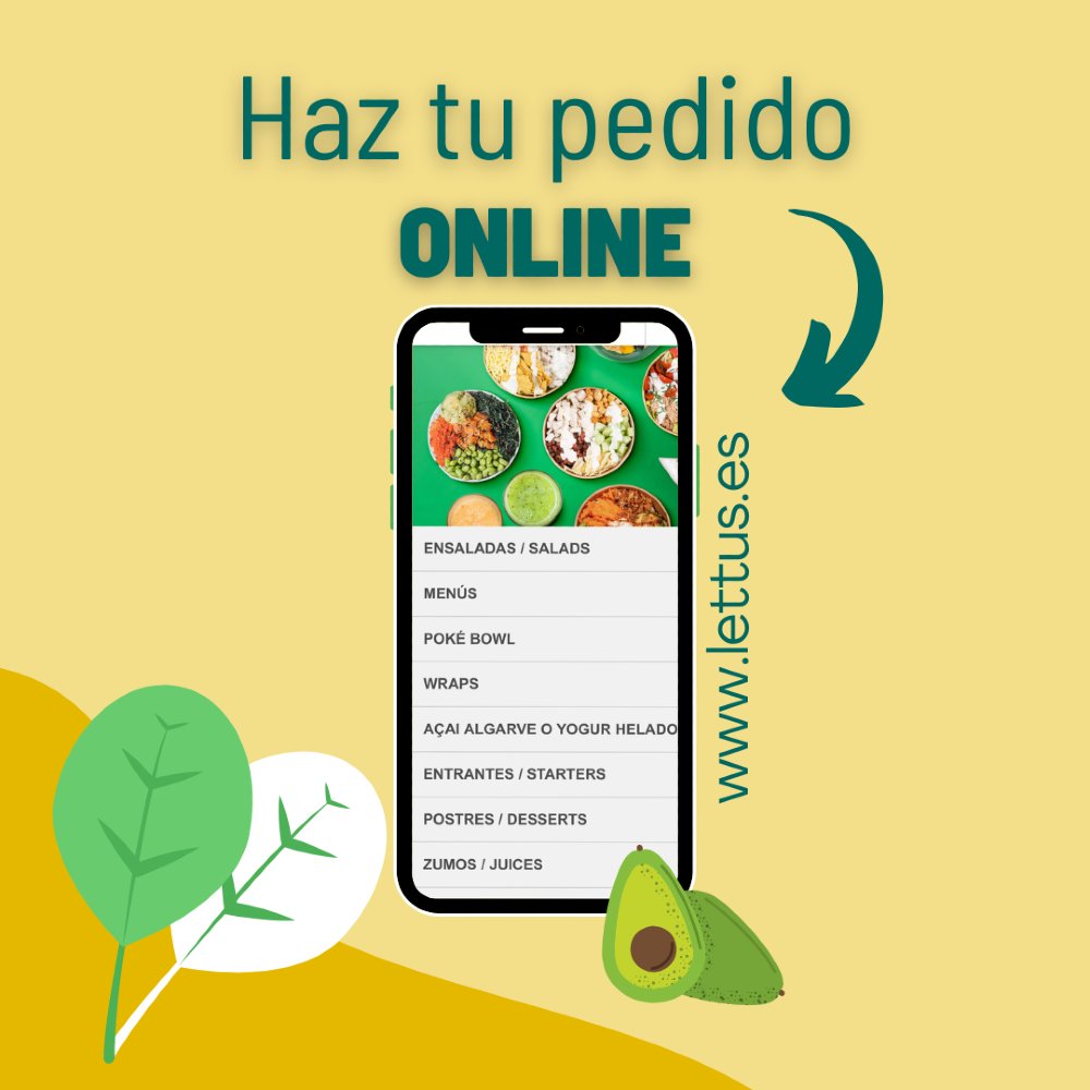 Lettus_es's tweet photo. 📲 ¡Pedir online en Lettus es rápido y fácil! Desde tu móvil o compu, en solo unos clics tendrás una comida deliciosa y saludable camino a ti. 🥗💚 Haz tu pedido hoy y disfruta del sabor de lo saludable. 🚀🍲

https://t.co/jMcv8KMIpk https://t.co/YVgGupCFhb