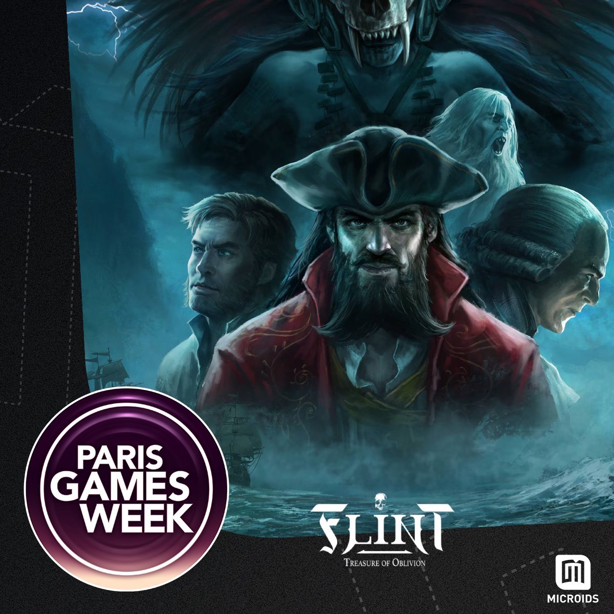 Microids_off's tweet photo. Partez en quête du plus grand trésor de votre vie avec le Capitaine Flint.
🏴☠️ La démo de Flint : Treasure of Oblivion est disponible à la #PGW24 !
Un RPG passionnant avec un système de combat au tour par tour et une gestion d'équipage qui sent bon les embruns. #MicroidsPGW https://t.co/vcLtDsSrKh