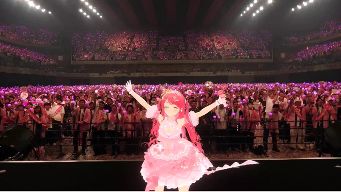 おつみこ～! 素敵な素敵なライブだった!! こんな景色が見られるところまで連れてきてくれて 本当に本当にありがとうだよ---!!! #咲き誇るみこち