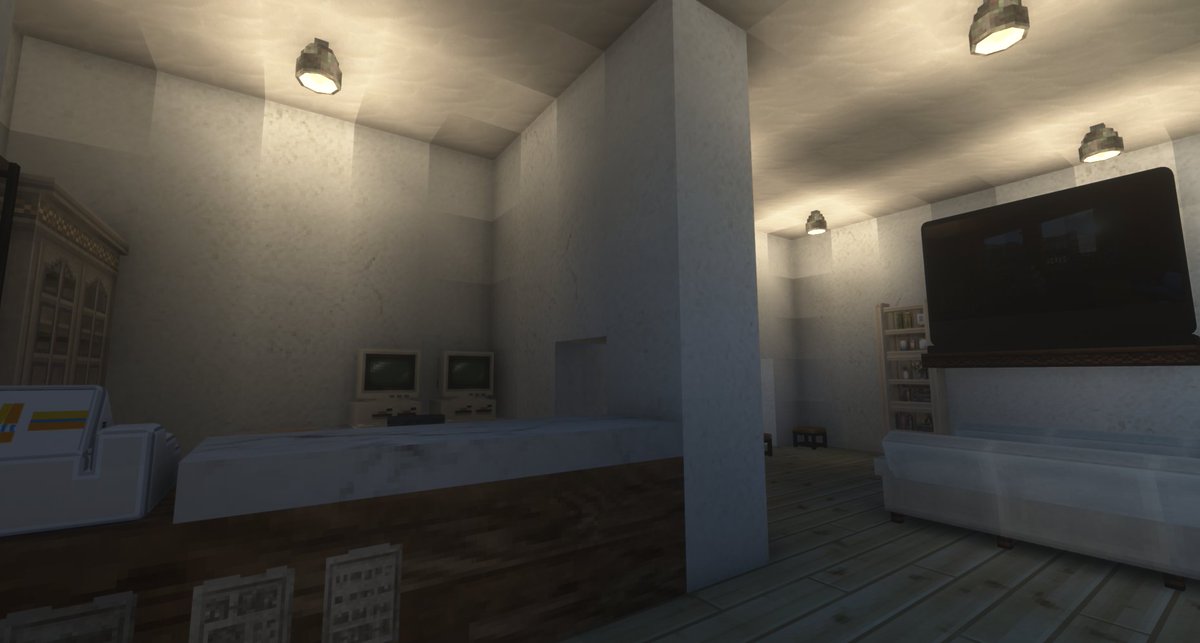 hashidoi_PJ's tweet photo. 今回は病院を建築
内装もそれっぽく仕上げました。

#Minecraft
#MiniaTuria
#minecraft建築コミュ
#端戸井市 https://t.co/PtzC0EQkG4