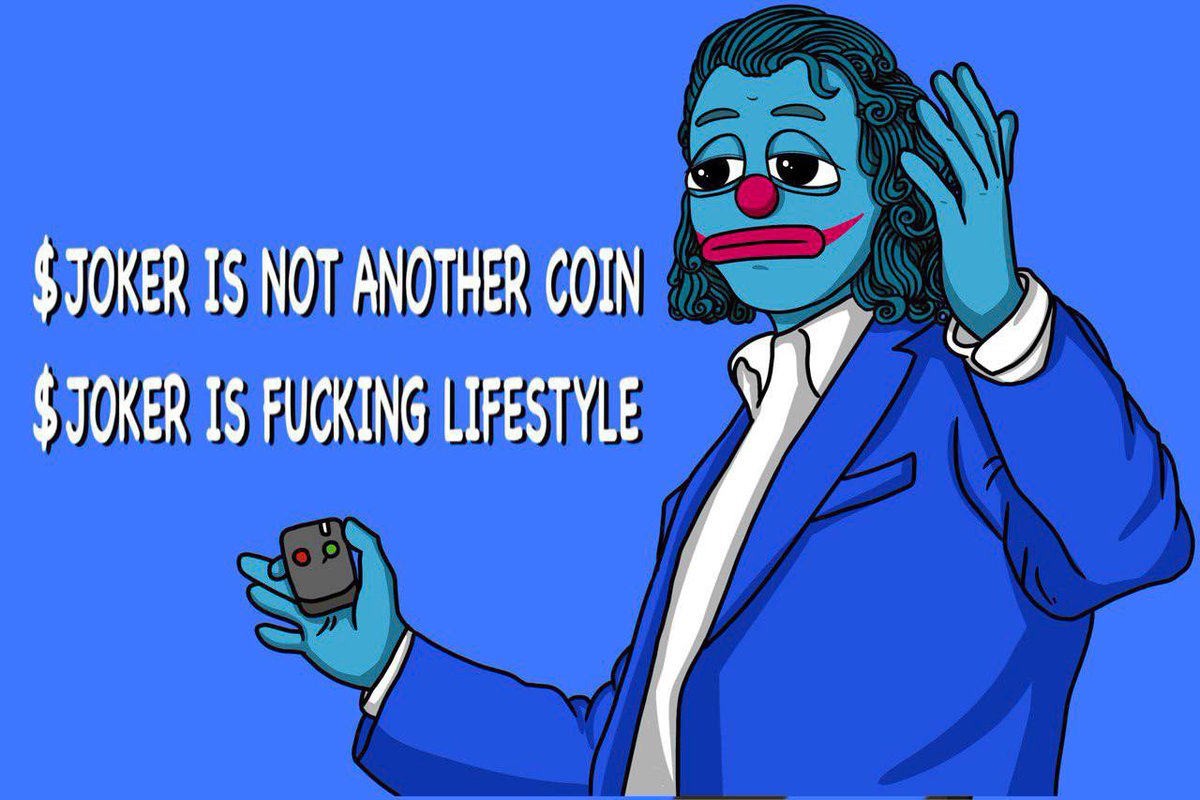 foremost MJ (@foremostmj) on Twitter photo <a href="/DegenDuncan/">duncan.eth</a> 🃏 Join the ranks of JOKER holders and be a part of an economic revolution! Let's make history together! #CryptoFam #CryptoLifestyle #MemeRevolution
@Joker_Ethereum
TG: t.me/JOKER_ERC20 <a href="/DegenDuncan/">duncan.eth</a> 🃏 Join the ranks of JOKER holders and be a part of an economic revolution! Let's make history together! #CryptoFam #CryptoLifestyle #MemeRevolution
@Joker_Ethereum
TG: t.me/JOKER_ERC20