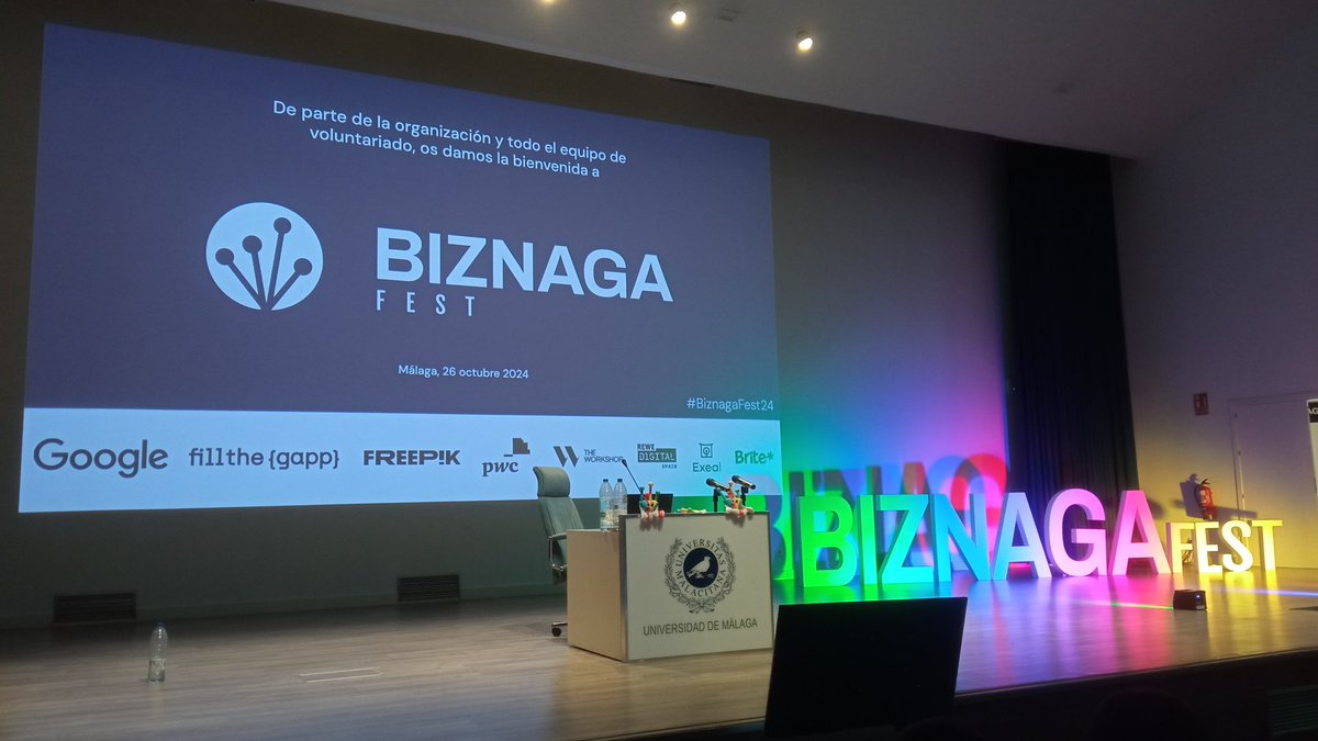 JavierStark800's tweet image. Nos espera un día lleno de software 
#BiznagaFest #Biznaguito