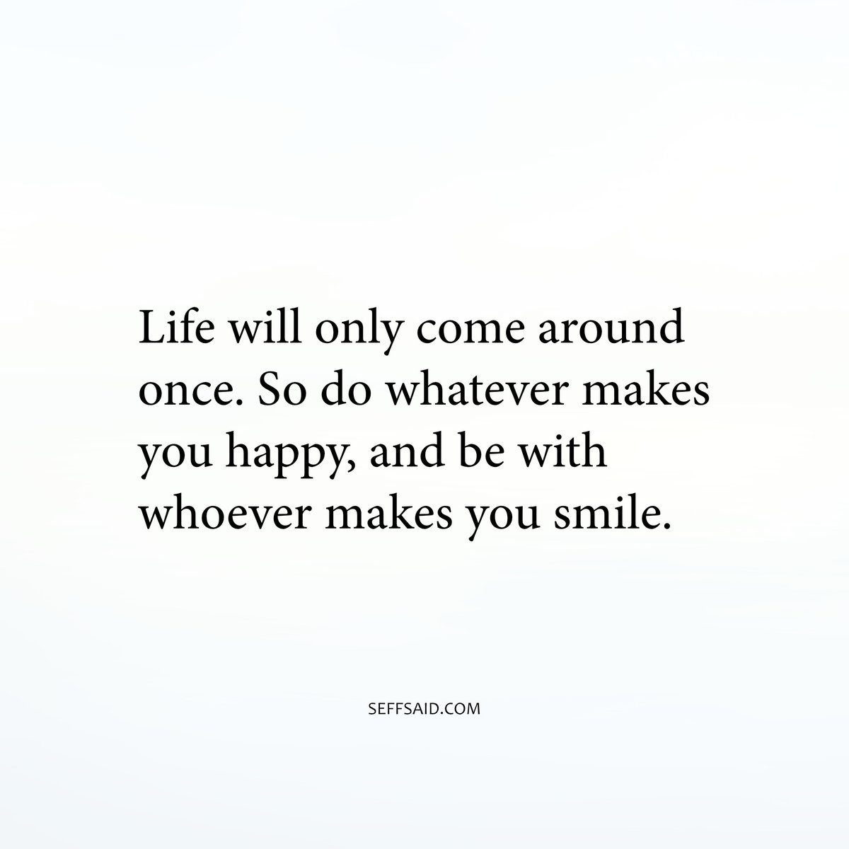 SeffSaid's tweet photo. Life is short - choose joy, choose love https://t.co/Javk884K6d
