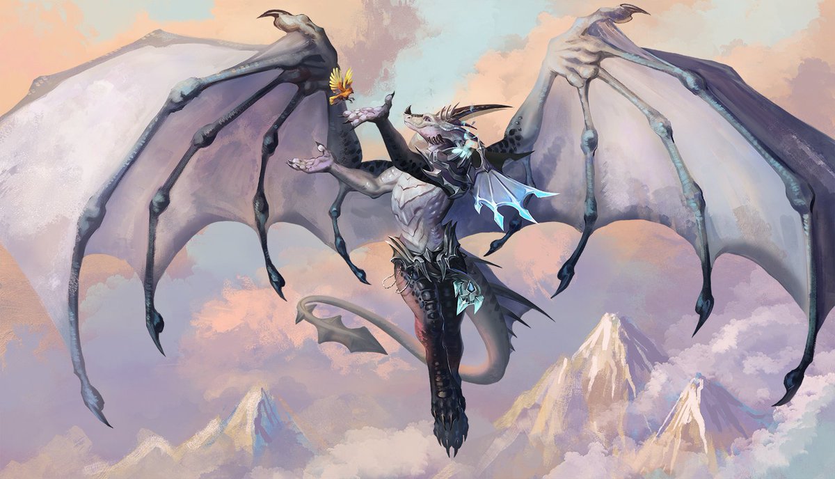 ☁️🪶 

#Dracthyr #worldofwarcraft