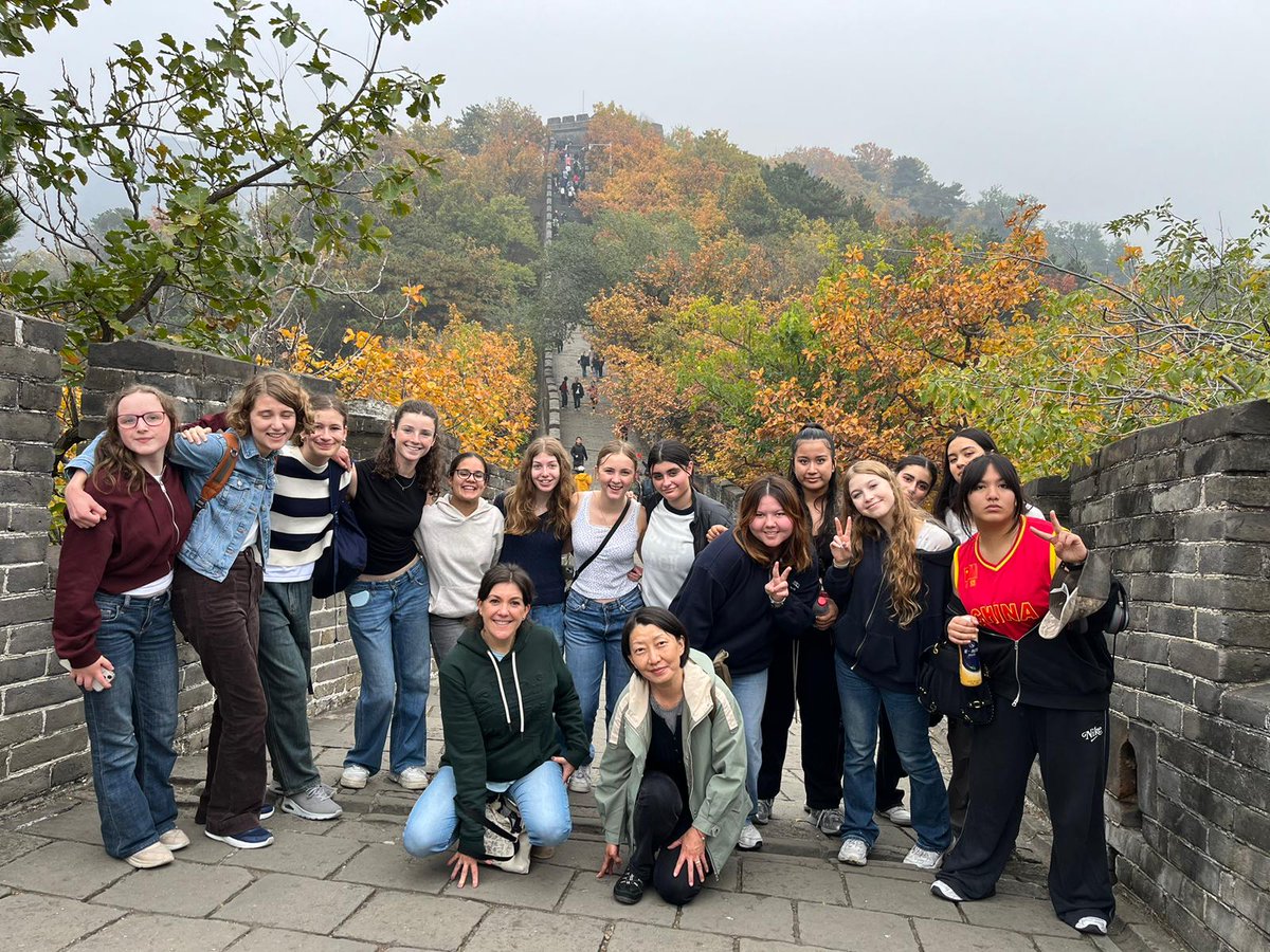 STAHSMFL's tweet photo. Today's adventure is the Great Wall #china2024 https://t.co/ArjG0mKcDF