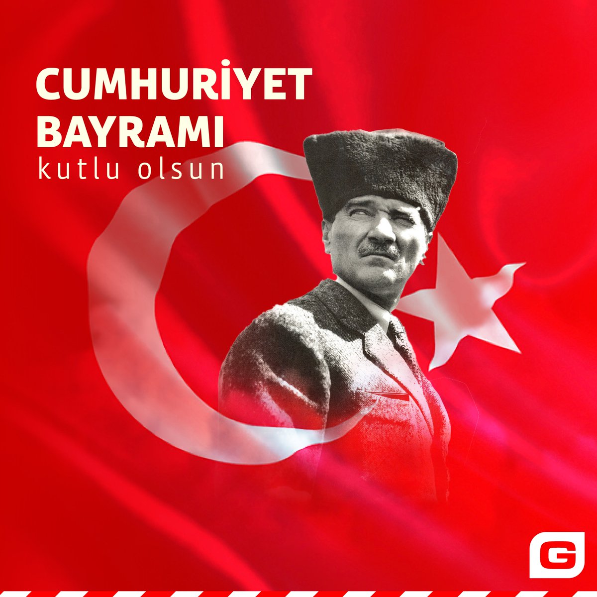 29 Ekim Cumhuriyet Bayramı kutlu olsun.