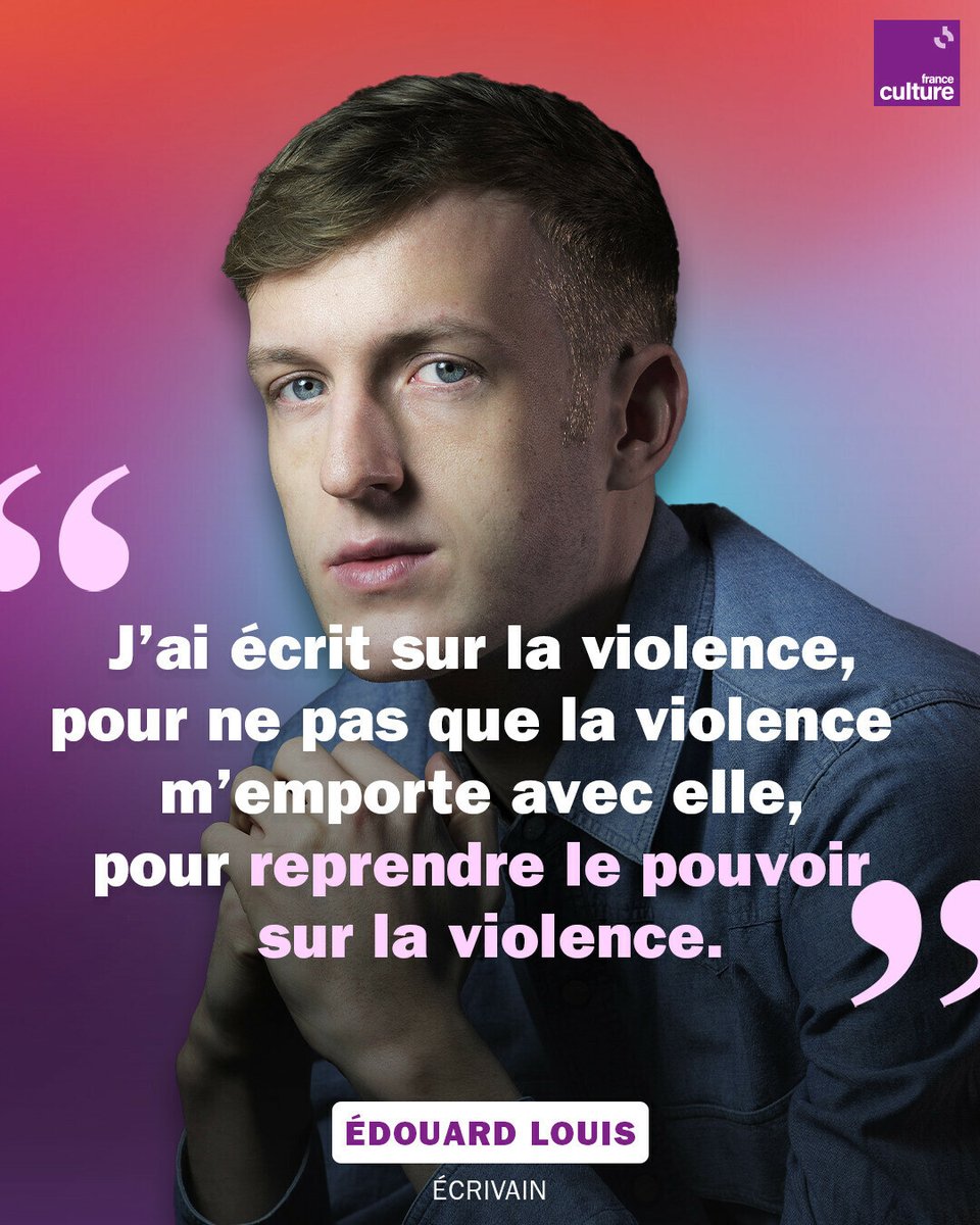 Dix ans après "En finir avec Eddy Bellegueule", "L'Effondrement" vient compléter la fresque familiale d'Édouard Louis. 
➡️ l.franceculture.fr/c5y