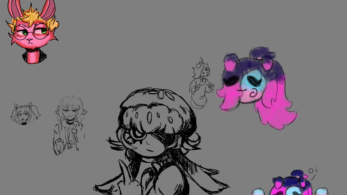 S2Daisyy's tweet photo. Desenhos q eu e amigos fizemos na mesma tela (@youzziie @olha_meu_nome @lady_mikuni) https://t.co/vlHpsqMsN3