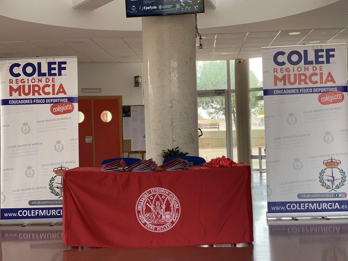 Mark De Ste Croix (@destecroixmark) on Twitter photo Sports science and physical
Activity conference hosted by the University of Murcia is up and running. Good luck to friends and colleagues presenting exciting research <a href="/RoblesPalazon/">Fran Robles</a> and <a href="/RosaAnton/">Rosa Maria Anton</a> Sports science and physical
Activity conference hosted by the University of Murcia is up and running. Good luck to friends and colleagues presenting exciting research <a href="/RoblesPalazon/">Fran Robles</a> and <a href="/RosaAnton/">Rosa Maria Anton</a>
