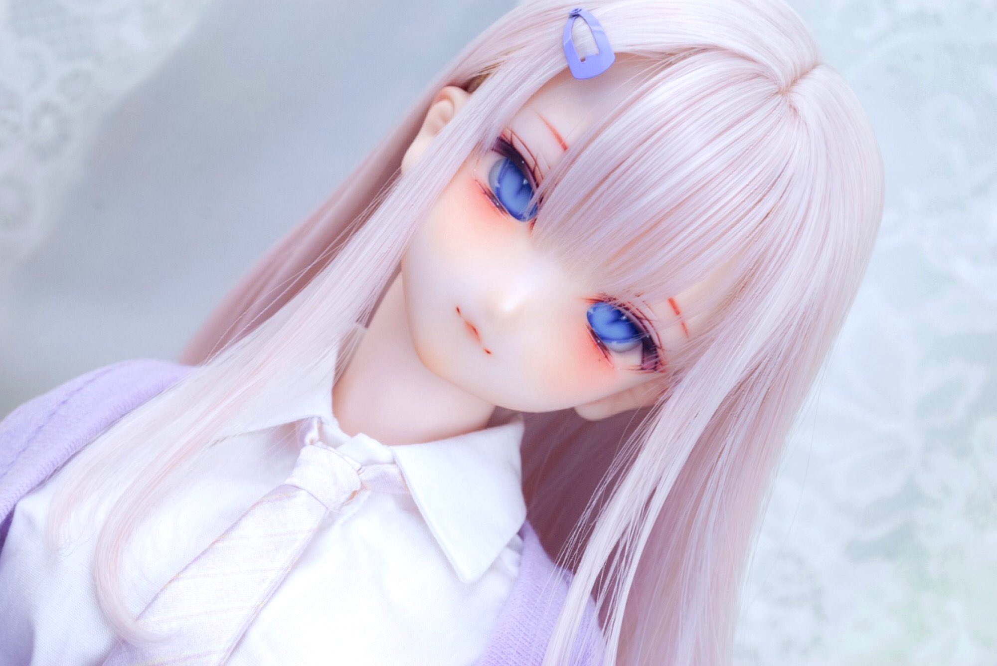 Milky DDH-09 セミホワイト肌 カスタムヘッド（ニシノミナト